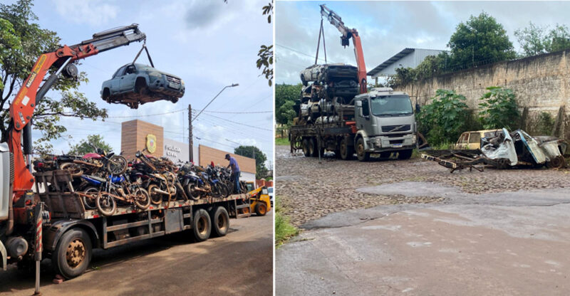  Inquérito Civil é arquivado após a retirada dos veículos da Delegacia de Palmital/PR