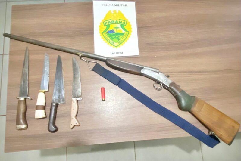  “Depois do Gole” em Boa Ventura – Preso e uma espingarda apreendida, após tentar matar a mulher com uma faca