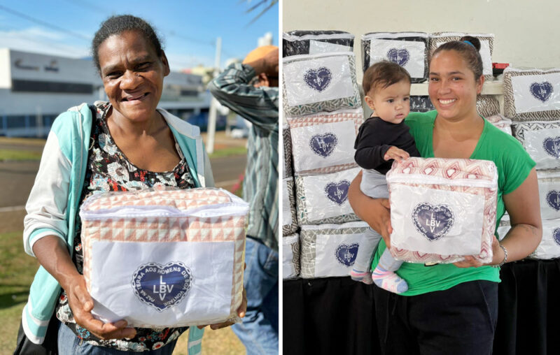  Moradores de Ivaiporã são contemplados com a entrega de cobertores da LBV