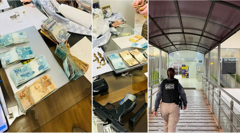  Gaeco cumpre 37 mandados em Maringá, Sarandi e Santa Fé e afasta três servidores públicos em operação que apura possíveis crimes na 86ª Ciretran