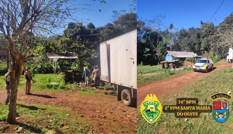  PM entrega materiais de construção para família que teve a casa queimada em Santa Maria do Oeste