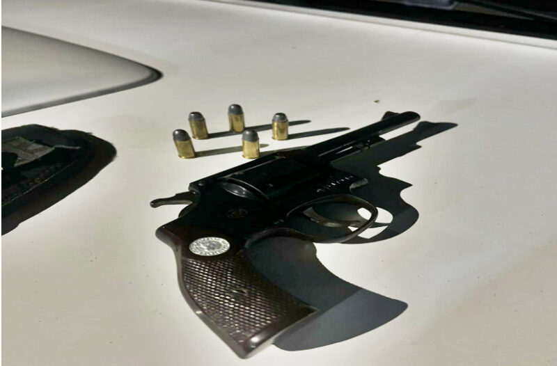  Preso em Laranjeiras do Sul – Homem que matou uma pessoa com sete tiros e a arma do crime também foi apreendida