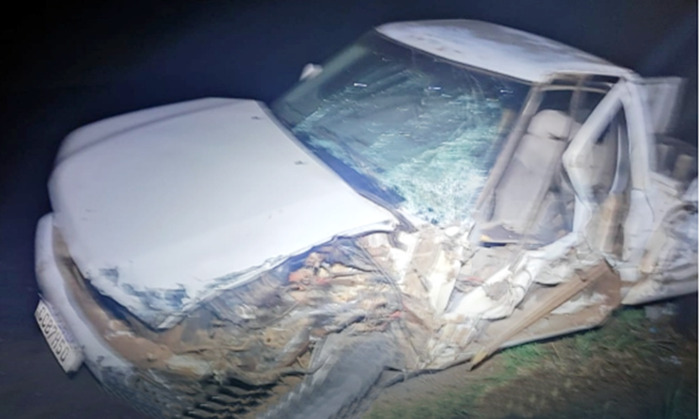  Abalroamento envolvendo um Caminhão e uma S-10 na PRC-466 em Boa Ventura de São Roque