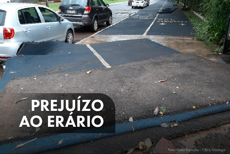  Obra de mais de R$ 4 milhões é levada pela enxurrada em Maringá/PR