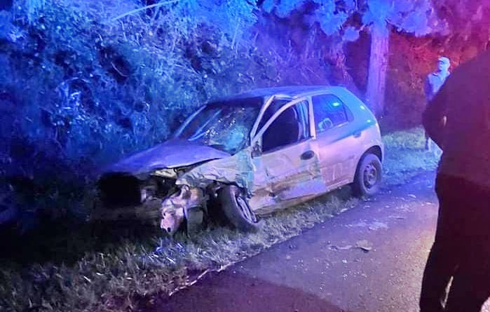  Colisão na PRC-466 em Pitanga sentido a Guarapuava. Homem sai com ferimentos leves