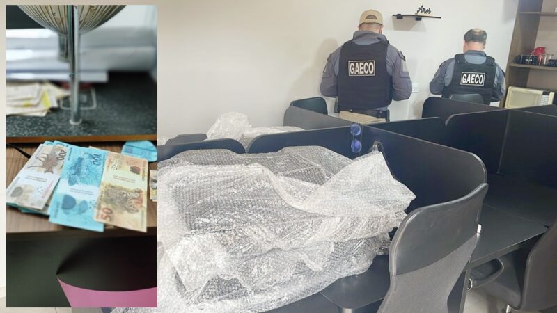  Em Araruna – Gaeco cumpre sete mandados em investigação sobre atuação de estabelecimentos de jogos de azar e crimes de lavagem de bens e valores