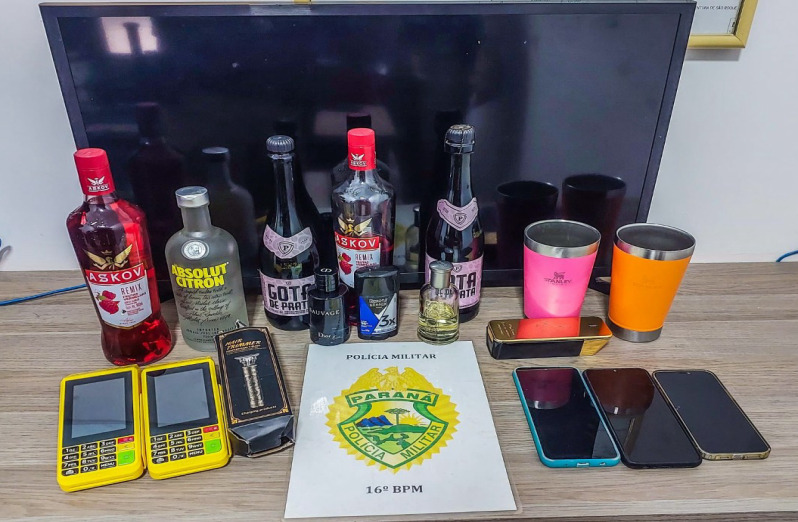  Quatro são presos após roubo seguido de assalto em uma Boate em Pitanga