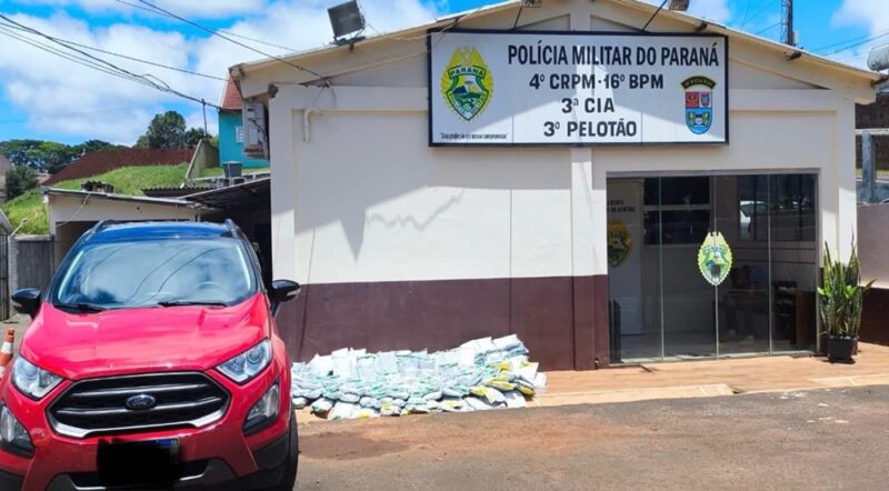 Preso e veículo apreendido com Defensivos Agrícolas em Manoel Ribas e encaminhado para PF de Guarapuava