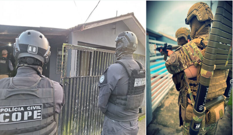  Gaeco cumpre mandados de prisão e de busca e apreensão em Paranaguá e Matinhos em investigação sobre associação criminosa e tráfico de drogas