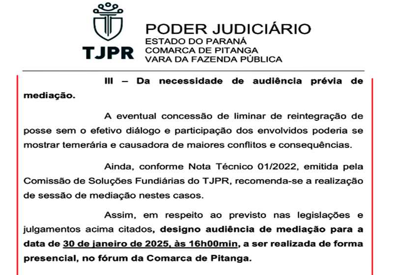  Justiça nega pedido de reintegração de posse da escola que acolheu indígenas em Pitanga