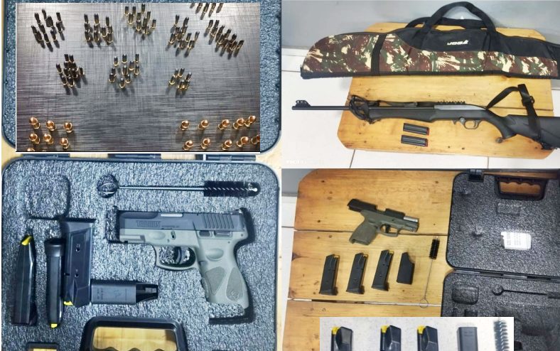  Preso com armas e munições em Marquinho, após ameaçar outro de morte no Rodeio