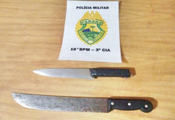  Preso em Mato Rico – Embriagado que tentou agredir a esposa grávida, e a ameaçou de morte com uma faca