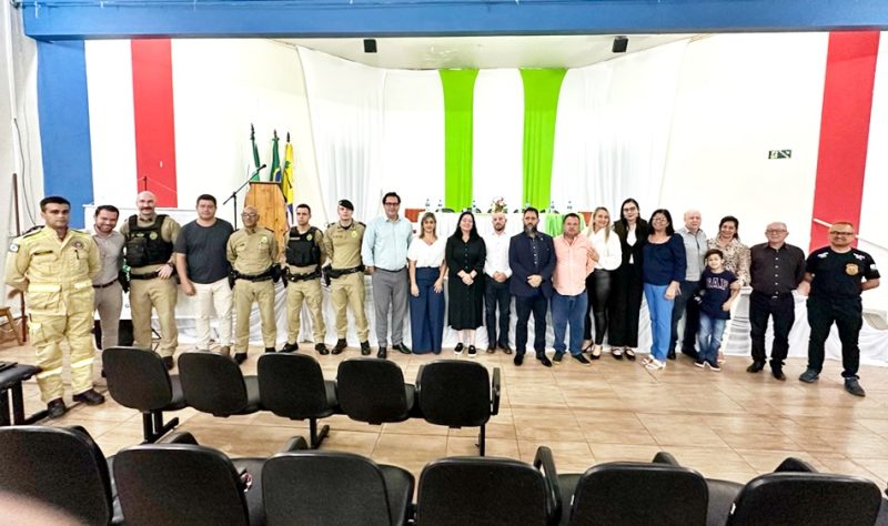  4º CRPM/16º BPM realiza Entrega da Carta Constitutiva ao CONSEG de Pitanga