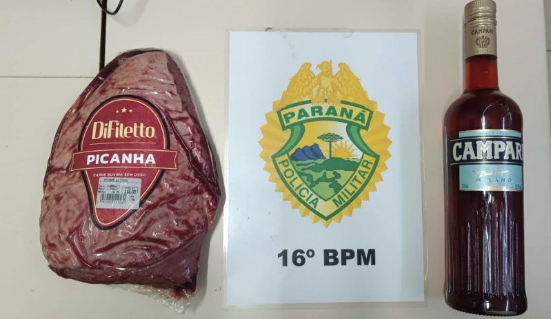  Ladrão é pego com a mão na massa, ou “na Picanha e no Campari”, em Guarapuava