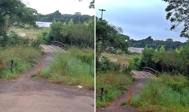  Conhecidos no meio policial são abordados consumindo drogas no Parque do Lago em Pitanga
