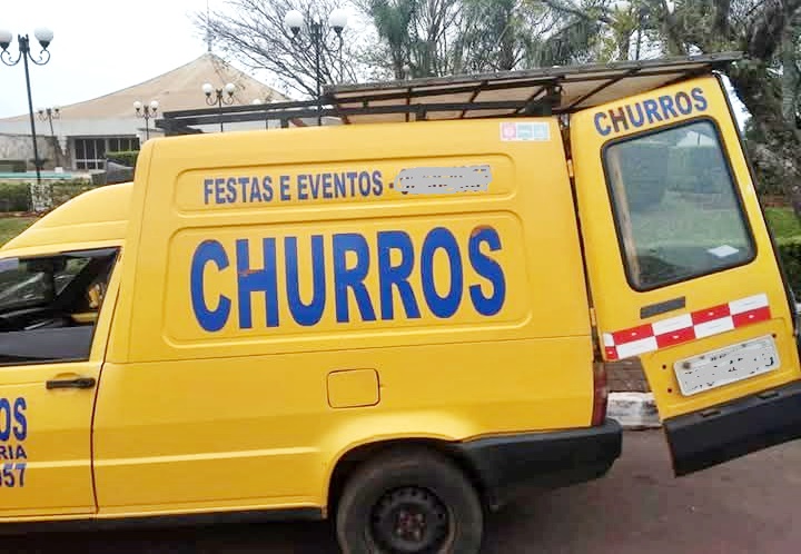 Carro dos Churros furtado em Pitanga foi encontrado faltando objetos