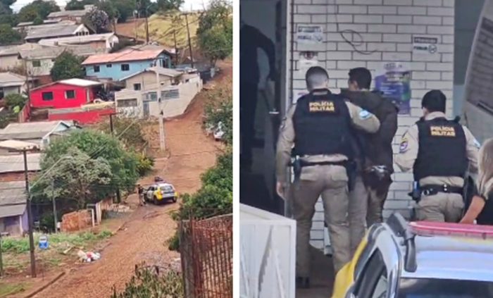 Acusado de diversos furtos em Pitanga e com mandado de prisão é preso pela PM após tentativa de fuga e resistência