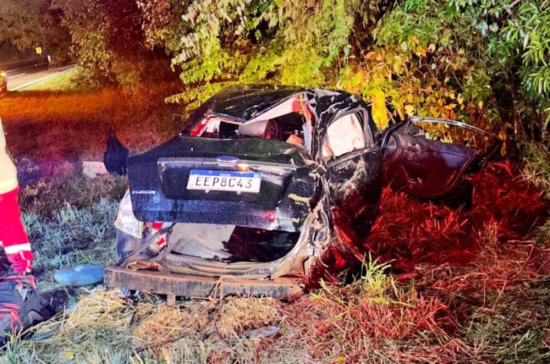  Jovem, criança e bebê, morrem em trágico acidente na rodovia entre Nova Tebas e Pitanga