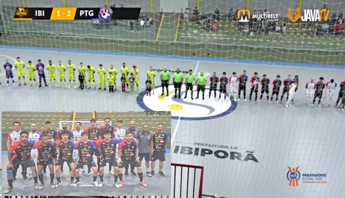 Pitanga vence o Ibiporã fora de casa por 2 x 1, pela Série Bronze de Futsal