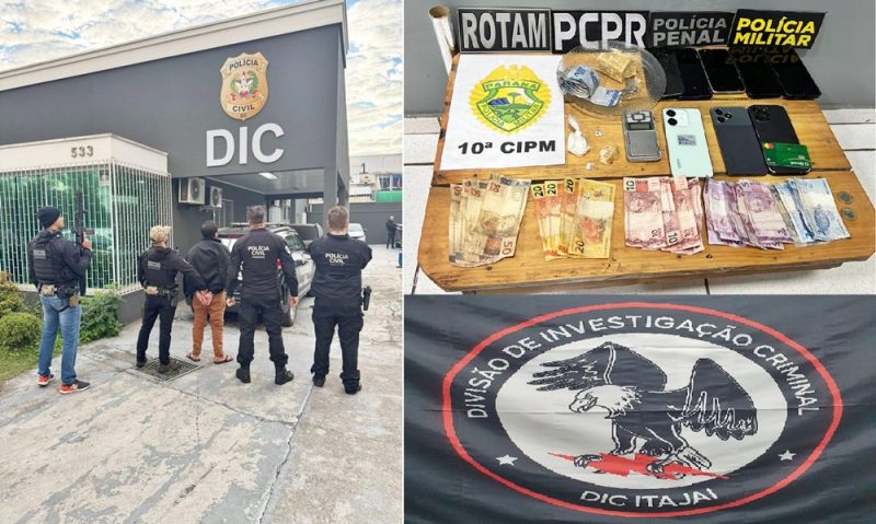 Operação Égide desarticula grupo criminoso em ação integrada entre PCPR, PCSC, PMPR e PPPR