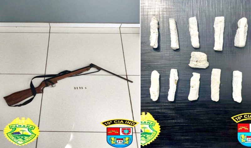  Três presos em Goioxim/PR – Um por disparos – Um sem CNH e embriagado – Outro com maconha