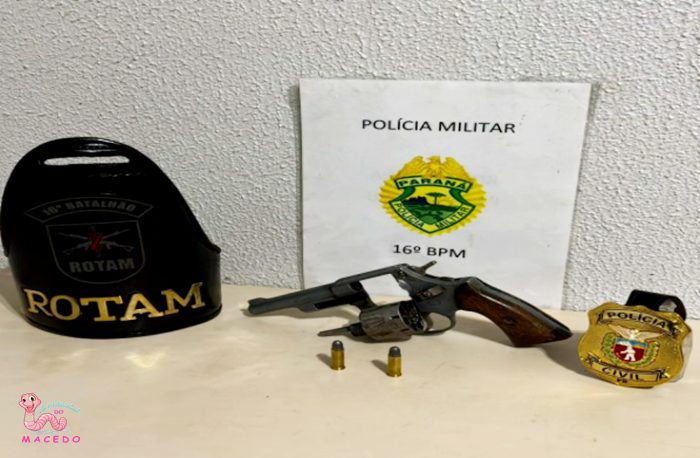 Arma é apreendida e o proprietário encaminhado para Central de Flagrantes em Pitanga