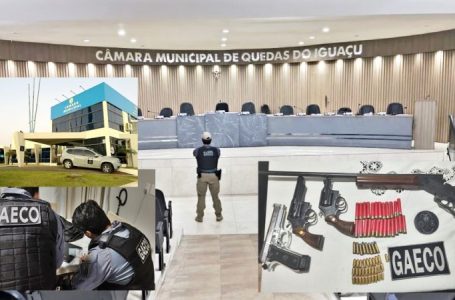 Gaeco cumpre ordens de busca e apreensão em investigação sobre ilegalidades na compra de combustível pela Câmara Municipal de Quedas do Iguaçu
