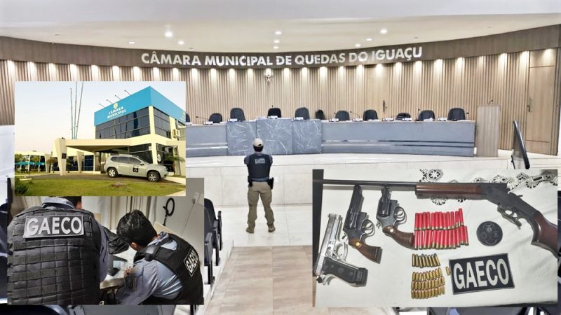 Gaeco prende três pessoas em operação na Câmara de Quedas do Iguaçu sobre abuso com gastos de combustíveis
