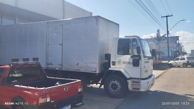 MP quer saber se o Caminhão da Prefeitura de Mato Rico não está sendo usado para fins particulares