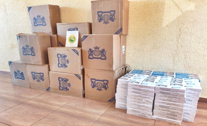  Preso em Guarapuava após tentativa de fuga da PM e da PF com um veículo com 25 caixas de cigarros do Paraguai
