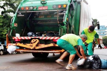 Serviço de coleta de lixo em Campo Mourão, município mais populoso da região Centro-Oeste do Paraná. Foto: Jornal Tribunal do Interior/Divulgação