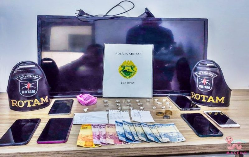 Dois adolescentes são apreendidos em Pitanga, com drogas para venda e objetos furtados