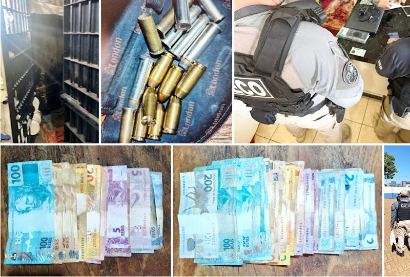  Gaecos de Maringá e Umuarama deflagram operações simultâneas contra lideranças de grupo criminoso