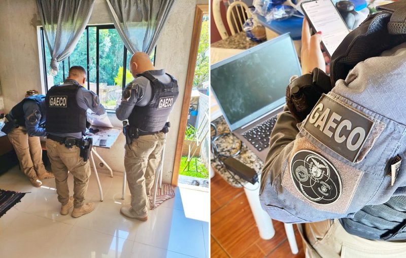  Gaeco cumpre mandados de prisão e de busca e apreensão em Guarapuava