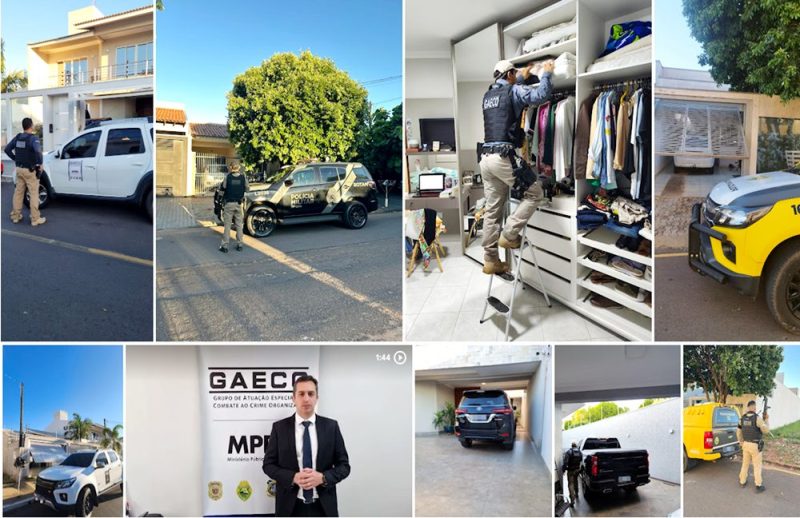  Gaeco de Umuarama cumpre mandados de prisão e de busca em operações que apuram crimes de organização criminosa e exploração de jogos ilegais