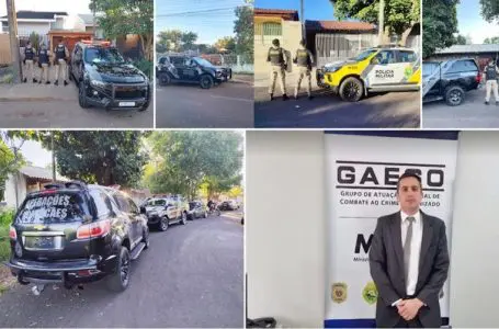 Gaeco cumpre 34 ordens judiciais em 15 municípios do Paraná em operação que apura a atuação de lideranças de organização criminosa