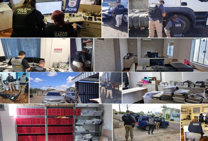  Gaeco de Foz cumpre mandados em operação que apura fraudes na emissão de laudos periciais e restituição ilegal de veículos apreendidos