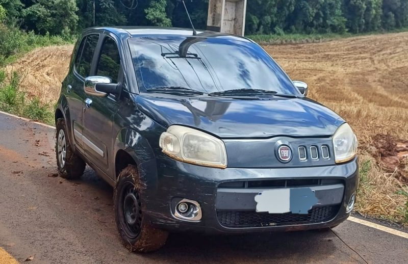  Veículo Furtado em Turvo é encontrado abandonado no interior de Laranjeiras do Sul