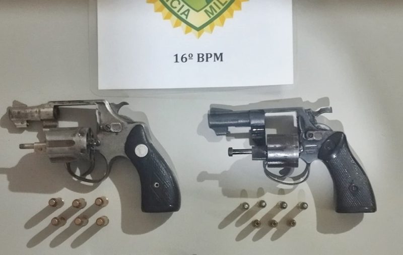  Condutor embriagado é preso portando duas armas de fogo irregulares em Santa Maria do Oeste