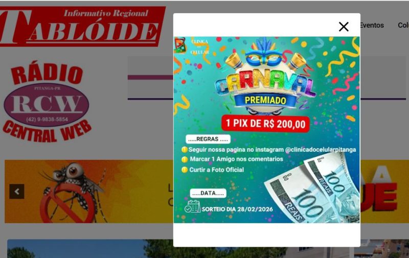  Homem é preso em Pitanga após acionar a PM contra a sua ex-namorada, alegando ser ameaçado de morte por ela