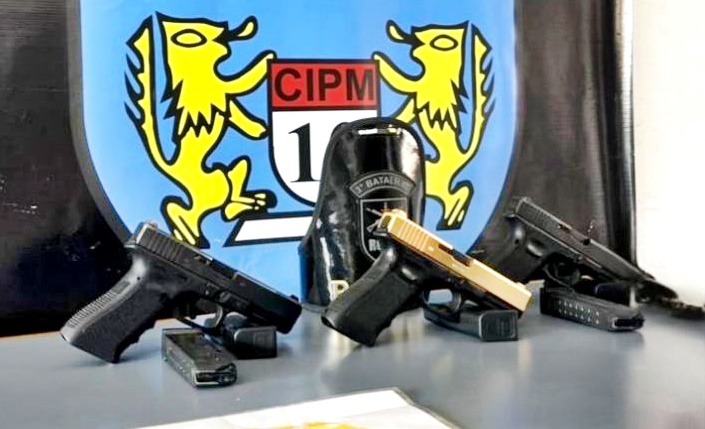  Mulher é presa com três armas e com mandado de prisão na Rodoviária de Laranjeiras do Sul