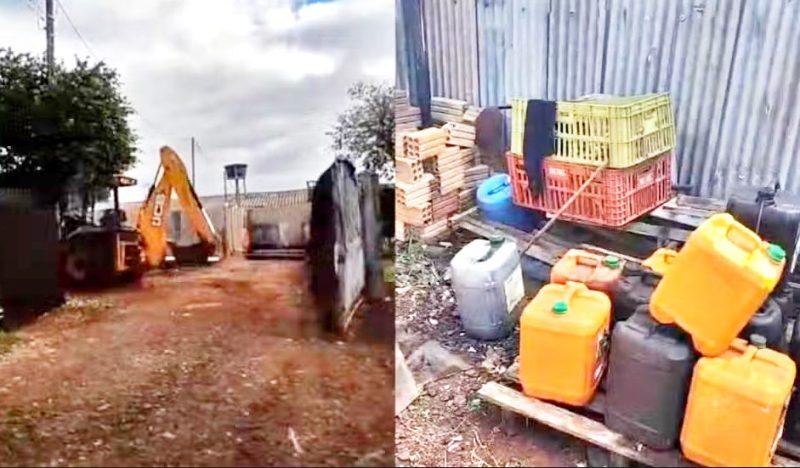  Vereador flagra retroescavadeira da prefeitura desviando rota até terreno particular e operador é preso por desvio de diesel em Cascavel