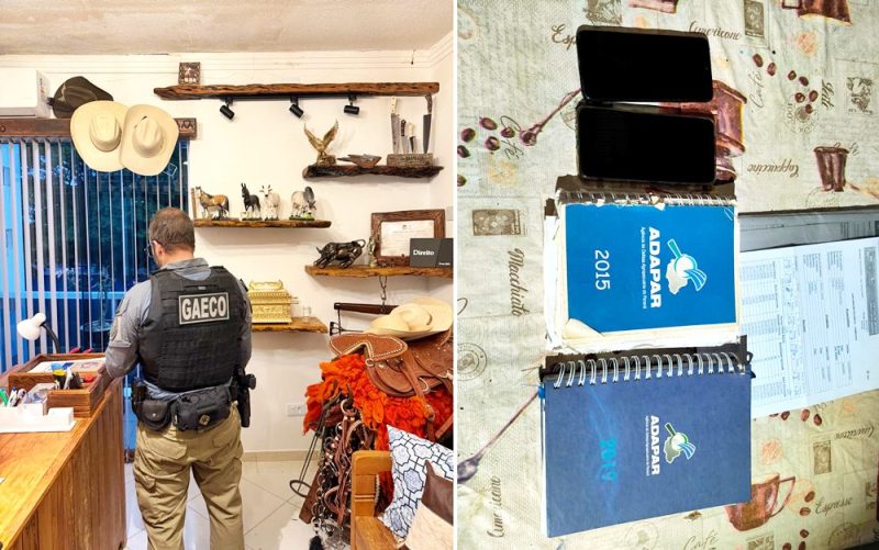  Gaeco cumpre mandados de busca e apreensão em Jaguariaíva e Ibaiti em operação que apura corrupção e fraudes em transações com bovinos