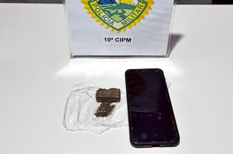  Preso em Palmital com veículo no transporte de drogas com duas menores e com a CNH vencida