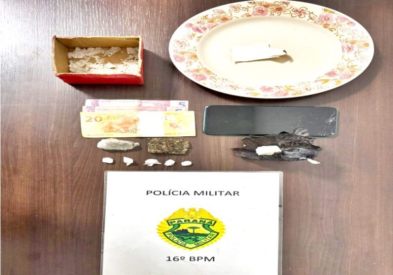  Preso pela ROTAM em Pitanga, suspeito de comercializar drogas