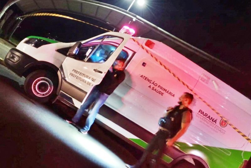  Ambulância da saúde de Laranjal/PR supostamente furtada, é encontrada abandonada na Rodovia sentido Altamira do Paraná