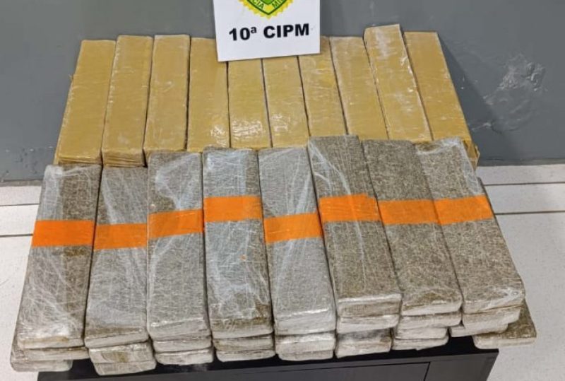  Duas mulheres são abordadas com 60 tabletes de maconha em ônibus na Rodoviária de Laranjeiras do Sul