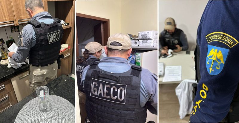  Gaeco deflagra operações contra esquema de corrupção e peculato envolvendo nove policiais militares e um civil na região oeste do estado