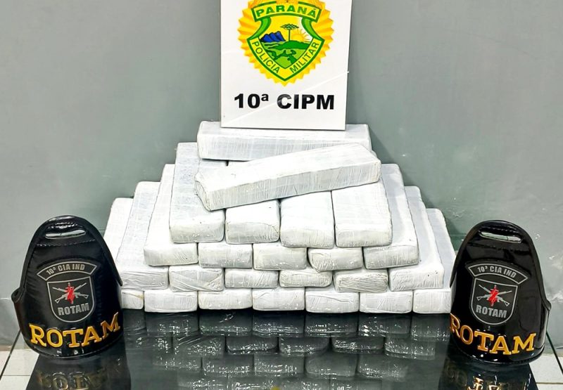 Mulher é presa com 20 quilos de maconha em um ônibus na Rodoviária de Laranjeiras do Sul