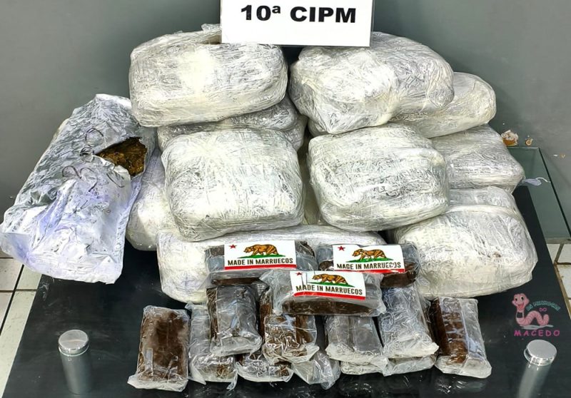  Paraguaio é preso na Rodoviária de Laranjeiras do Sul com mais de 15 quilos de drogas